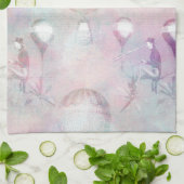 Steampunk-Heißluftballons | VINTAG Geschirrtuch (Gefaltet)