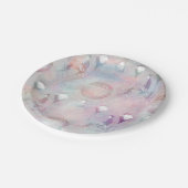 Steampunk-Heißluftballons | VINTAG Pappteller (Schrägansicht)