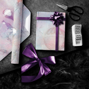 Steampunk Heißluftballons Vintage Weiblich Geschenkpapier