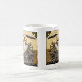 Steampunk Heldin Kaffeetasse (Mittel)
