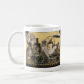 Steampunk Heldin Kaffeetasse (Links)