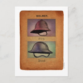 Steampunk Helmets Postkarte