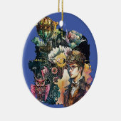 Steampunk Hero - Ein Collage Keramik Ornament (Rechts)