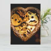 Steampunk-Herz (Stehend Vorderseite)
