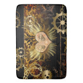 Steampunk-Herz Badematte (Vorderseite Vertikal)