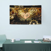 Steampunk-Herz Banner (Messeveranstaltung)