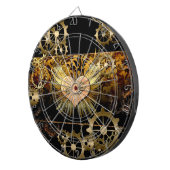Steampunk-Herz Dartscheibe (Vorderseite rechts)