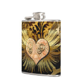 Steampunk-Herz Flachmann (Links)