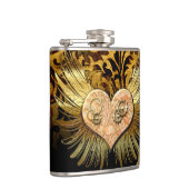 Steampunk-Herz Flachmann (Rechts)