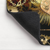 Steampunk-Herz Mousepad (Ecke)