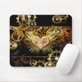Steampunk-Herz Mousepad (Mit Mouse)