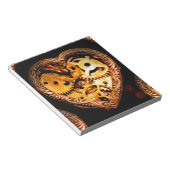 Steampunk-Herz Notizblock (angewinkelt)