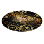 Steampunk-Herz Schneidebrett (Ecke)