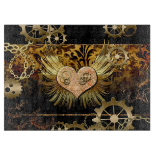 Steampunk-Herz Schneidebrett