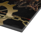 Steampunk-Herz Schneidebrett (Ecke)