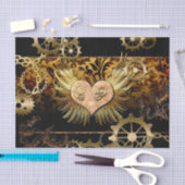 Steampunk-Herz Seidenpapier (Handwerk)