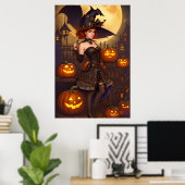 Steampunk Hexe 2 Poster (Heimbüro)