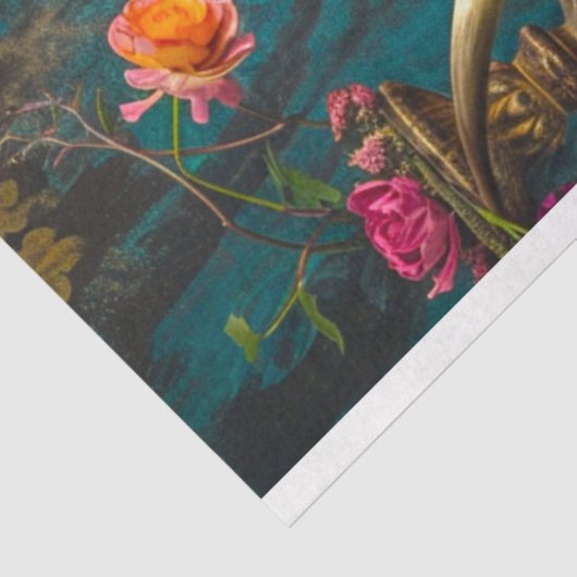 Steampunk Highland in Pink Sessel Decoupage Seidenpapier (Ausschnitt)