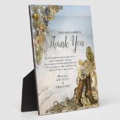 Steampunk Hochzeit am Meer Fotoplatte (Seite)