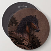 Steampunk Horse Button (Vorne & Hinten)