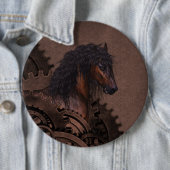 Steampunk Horse Button (Beispiel)