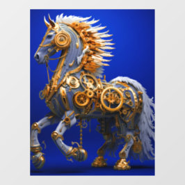 Steampunk Horse Fensteraufkleber