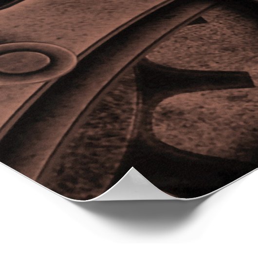 Steampunk Horse Poster (Ecke)