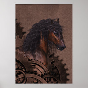 Steampunk Horse Poster