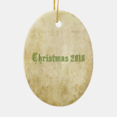 Steampunk Hot Air Ballon Personalisierte Ornament (Hinten)