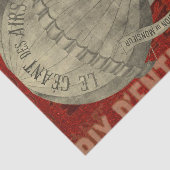 Steampunk Hot Air Ballon Ride Graphic Schriftartes Seidenpapier (Ausschnitt)