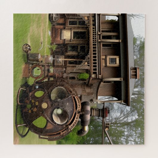 Steampunk House & Alien Puzzle (Horizontal)