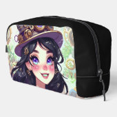 Steampunk-Hühnchen-Taschen Waschbeutel (Rechte Ecke)