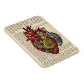 Steampunk Human Heart Anatomie Sci Fi Kunst Magnet (Rechte Seite)