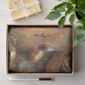 Steampunk Hummingbird Flight Fantasy Decoupage Seidenpapier (Geschenk)