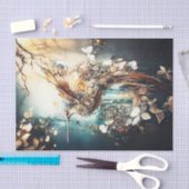 Steampunk Hummingbird Seidenpapier (Handwerk)