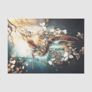 Steampunk Hummingbird Seidenpapier