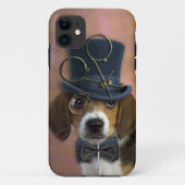 Steampunk Hund Case-Mate iPhone Hülle (Rückseite)