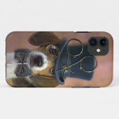 Steampunk Hund Case-Mate iPhone Hülle (Rückseite (Horizontal))