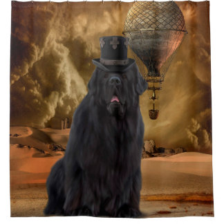 Steampunk Hundeduschvorhang Duschvorhang
