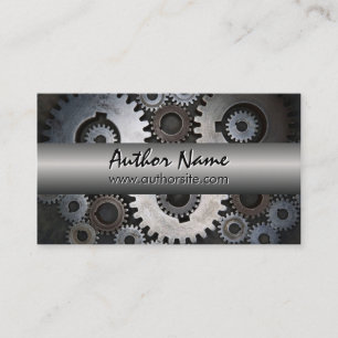 Steampunk II Author Business Card Visitenkarte
