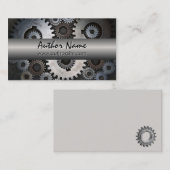 Steampunk II Author Business Card Visitenkarte (Vorne/Hinten)