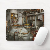 Steampunk - im Motorraum Mousepad (Mit Mouse)