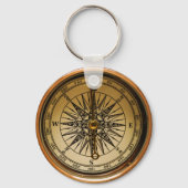 Steampunk-Imitate Compass Design Schlüsselanhänger (Vorderseite)