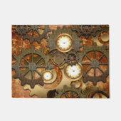 Steampunk in den goldenen Farben Fußmatte (Vorderseite)