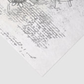 Steampunk Industrial Blueprint Style M8 Decoupage Seidenpapier (Ausschnitt)