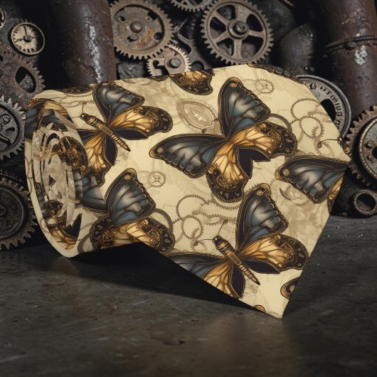 Steampunk Industrial Custom Necktie Tie Krawatte