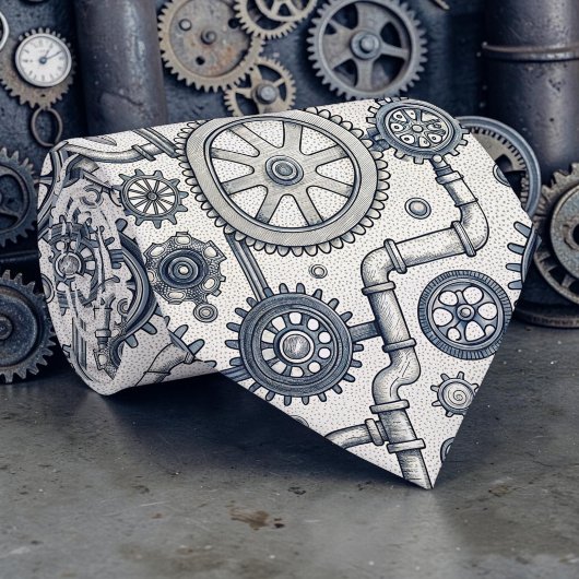 Steampunk Industrie Krawatte nach Maß
