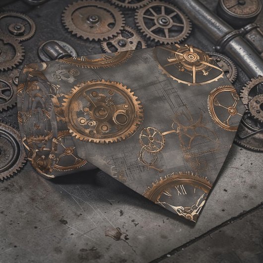 Steampunk Industrie Krawatte nach Maß