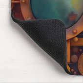 Steampunk Industrielle Geometrie-Kunst Mousepad (Ecke)