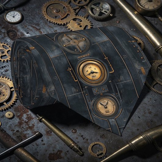 Steampunk Industrielle Maßgeschneiderte Krawatte